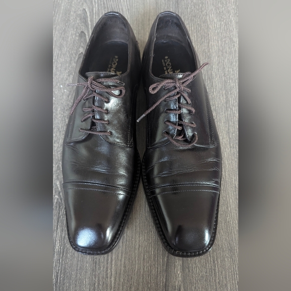 🔥Price Drop🔥Dark Brown Leather Derbys Cap Toe Myer , 9 M/US - Picture 10 of 12